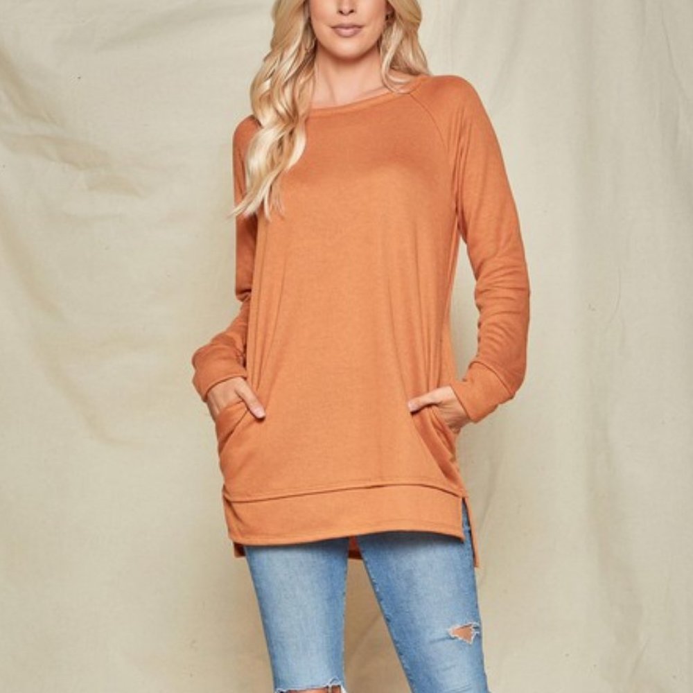 NWT Beeson River Orange Tunic